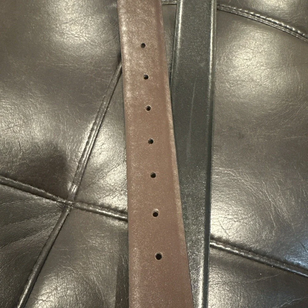 Steve Madden‎ Men Size XL 42/44  Reversible Burnished Belt Black Brown